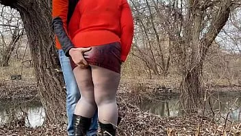 play Touching my stepmother in law's wet pussy outdoors