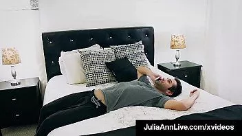 play Mom i want to fuck!? julia ann sucks & milks her step son!