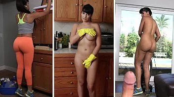 play Bangbros - 令人惊叹的拉丁女仆梅赛德斯·卡雷拉清理了我的烟斗！