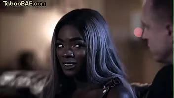 play خشب الأبنوس stepbae حفر بواسطة زوج الأم في كس مشعر