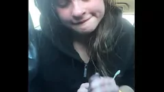 play Interracial Lesbian BFFs: Dirty Public Road Head & Cum-Filled Mouths