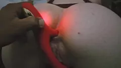 play Tight Latina's First Time Anal with a New Toy