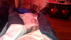 play Dirty Amateur Gets Nasty with Cumshot and Piss Fetish in Dirty Clothes